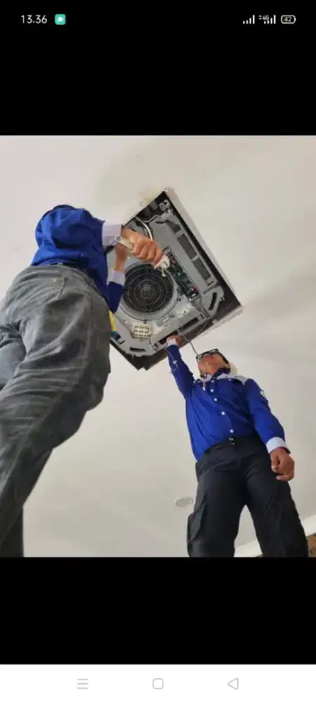 Jasa servis AC kulkas mesin cuci kompa air dll bergaransi