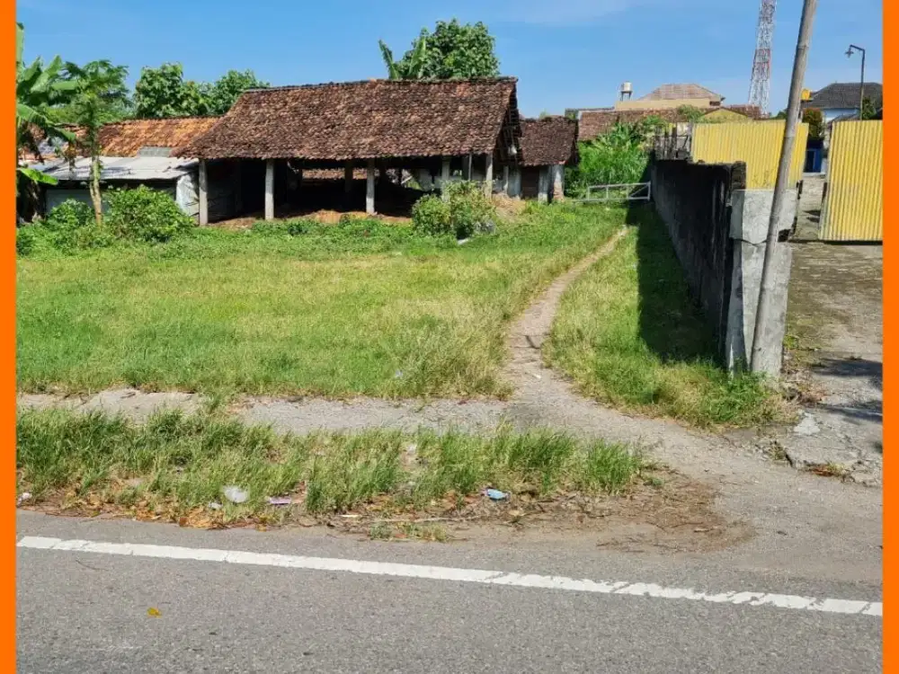 Tanah Sleman Yogyakarta Tepi Jalan Ringroad Siap Bangun