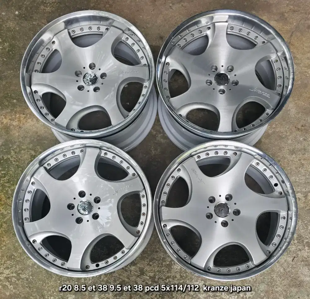 Velg ring 20 origina kranze bazreia japan pcd 5x114/112