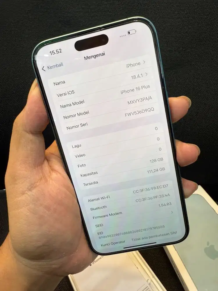 Iphone 16 plus 128 garansi panjang