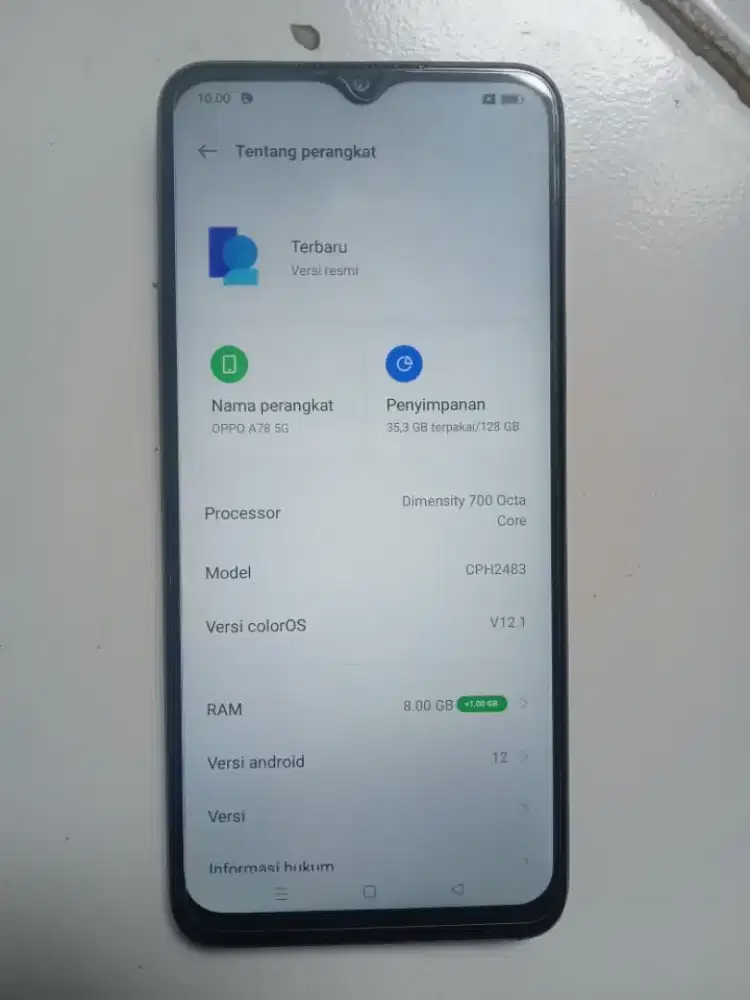oppo a 78 minus wifi ga bisa, hp aja