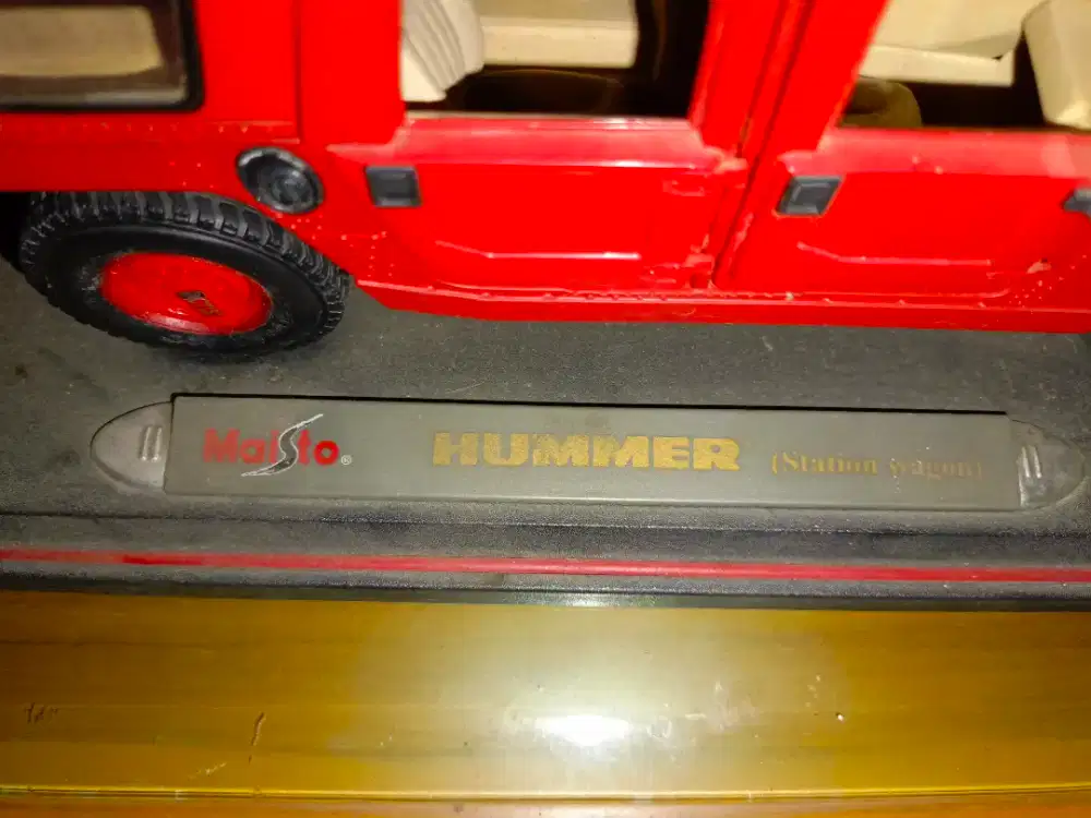 Diecast Maisto Hummer Red Second