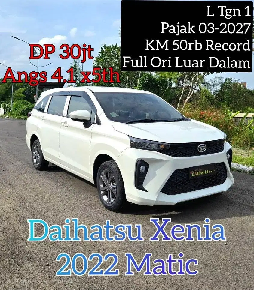 All New Xenia X 2022 Matic 1.3 Putih L Tg1 1.5 Avanza G 2023