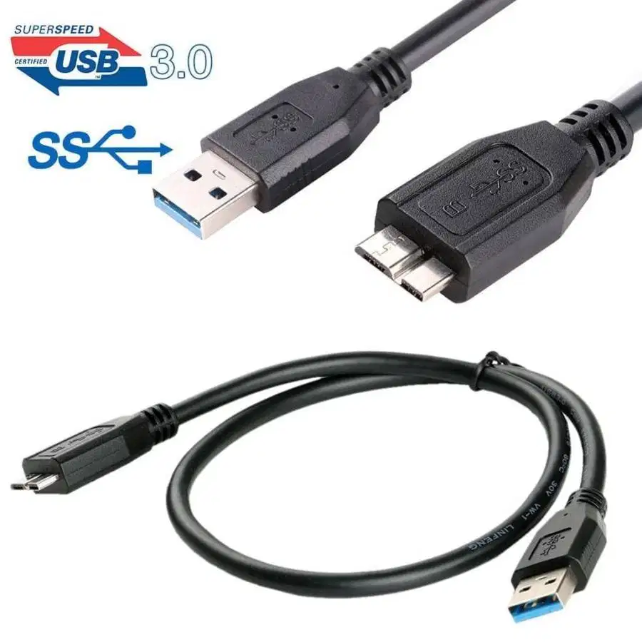 Kabel Usb 3.0 Untuk Hdd Hardisk Eksternal Good Quality USB 30cm