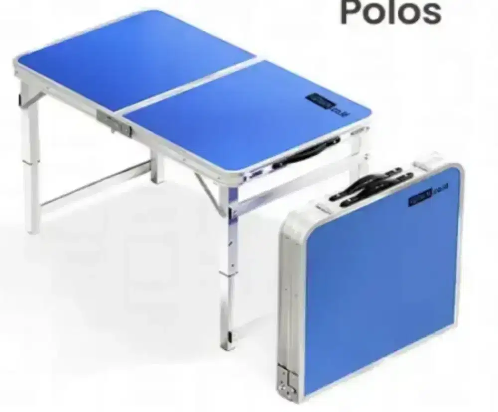 Meja lipat portabell atau meja koper