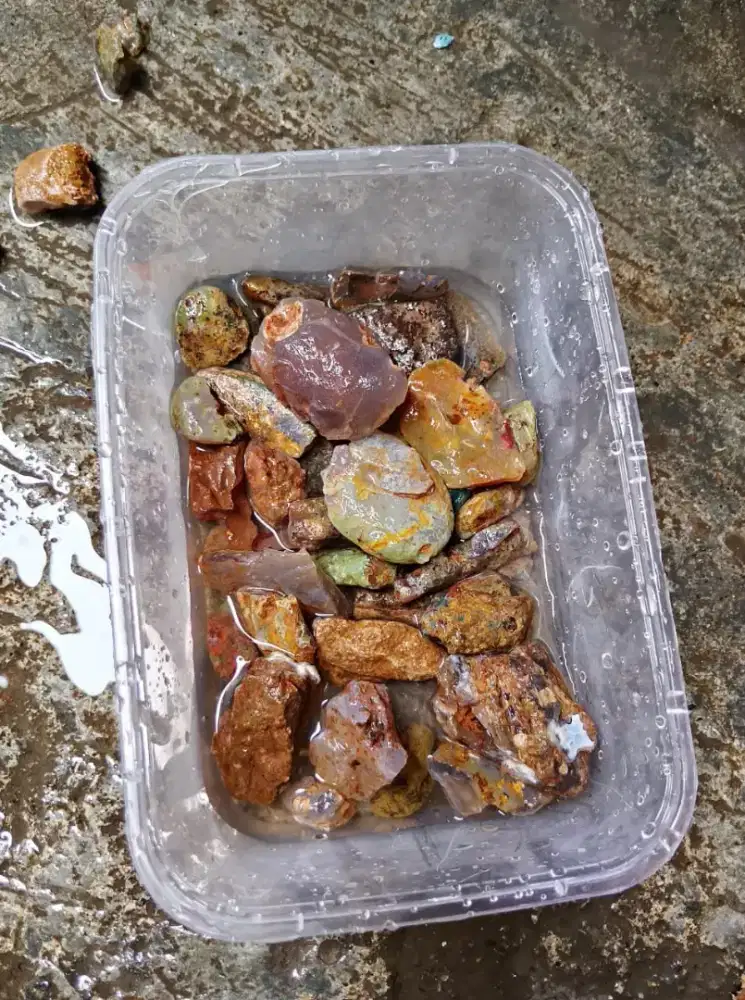 Bahan batu akik batu raja