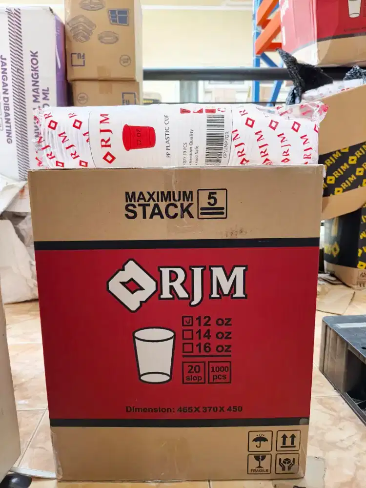 Gelas Plastik RJM 12oz 7Gr