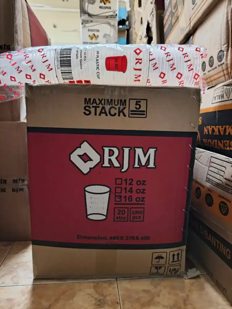 Gelas Plastik RJM 16oz 7Gr