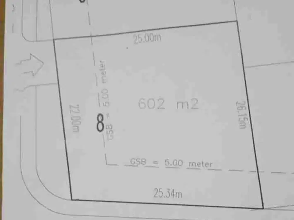 DIJUAL TANAH 602 m2 di VIRGINIA LAGOON BSD