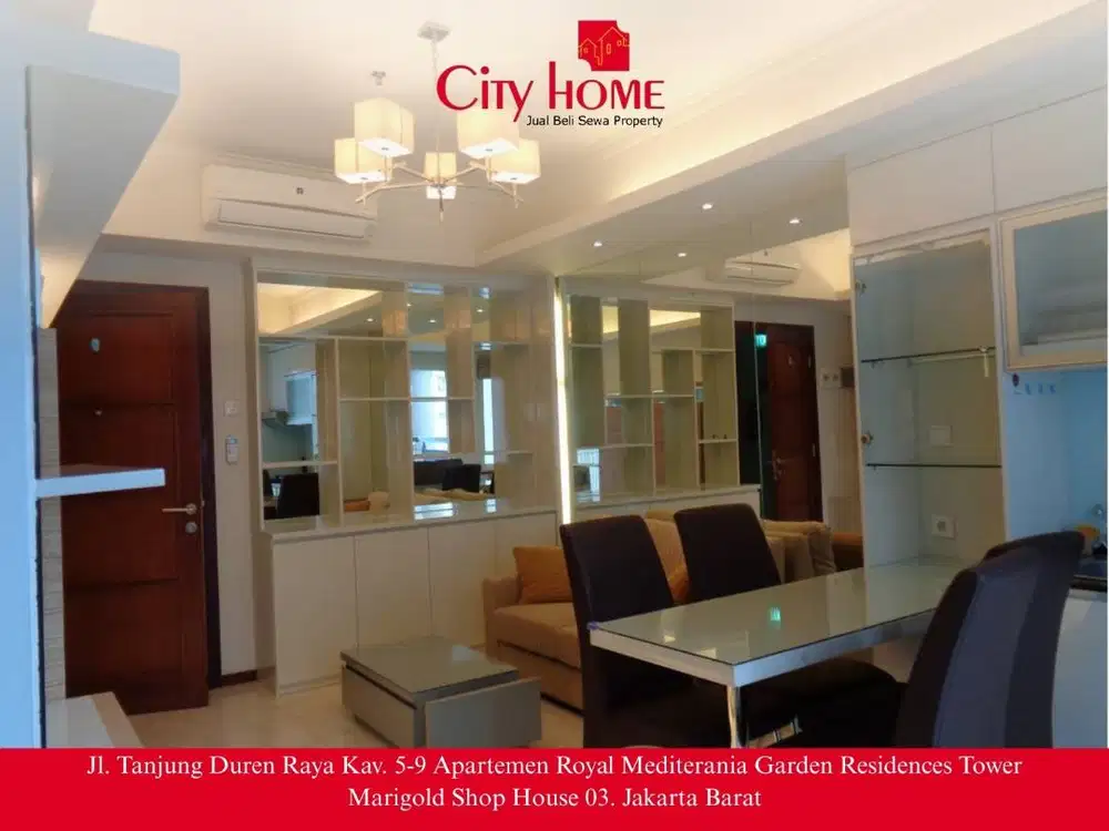 Dijual apartemen Royal Mediterania Garden Residence Furnished