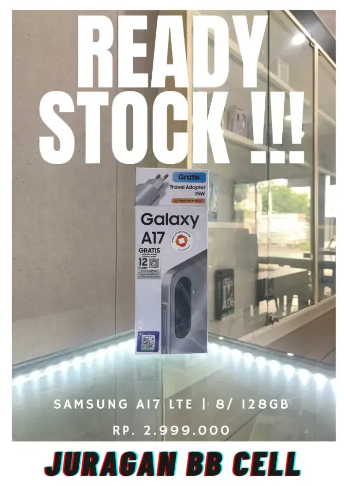 SAMSUNG A17 4G 8/128 SEGEL GARANSI RESMI
