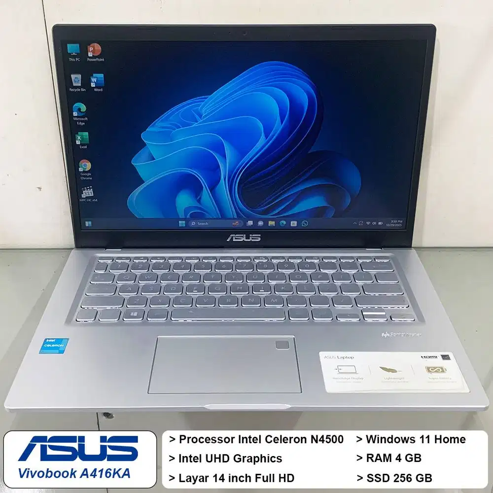 Asus Vivobook A416KA Celeron N4500 Normal tanpa minus