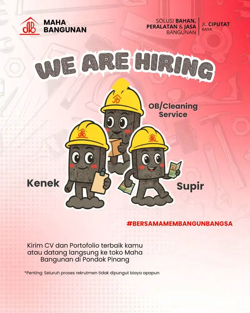 Lowongan Kerja Matrial (Toko Bangunan)