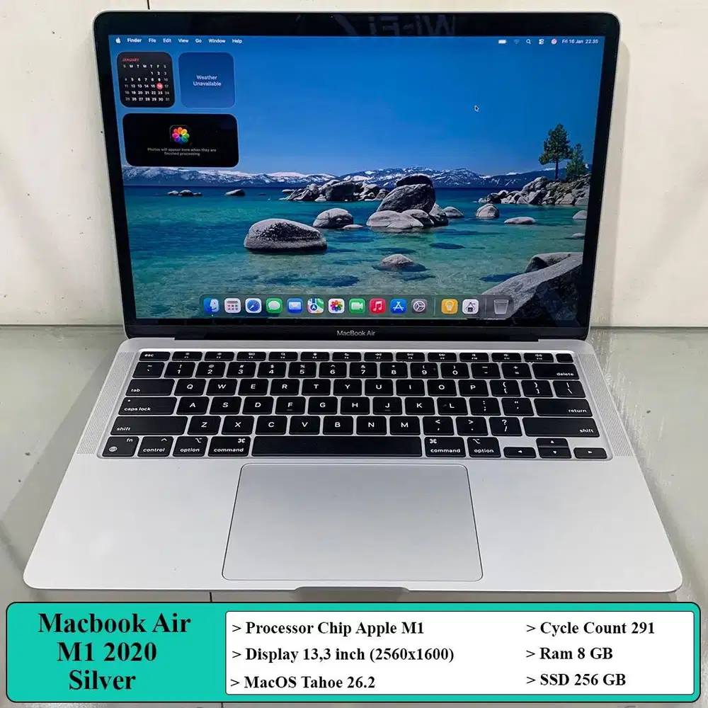 Macbook Air M1 2020 256GB Silver