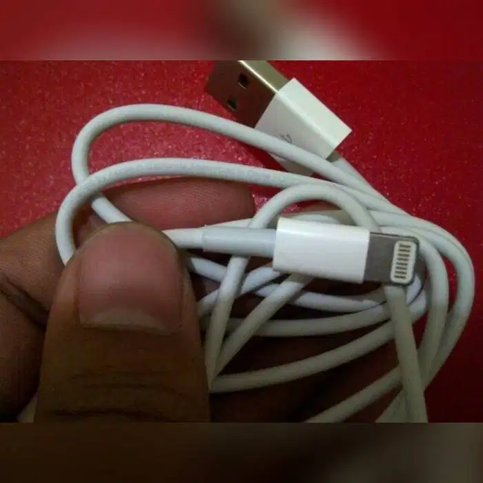 Kabel Data Iphone Original Apple Ori Cable Data Putih