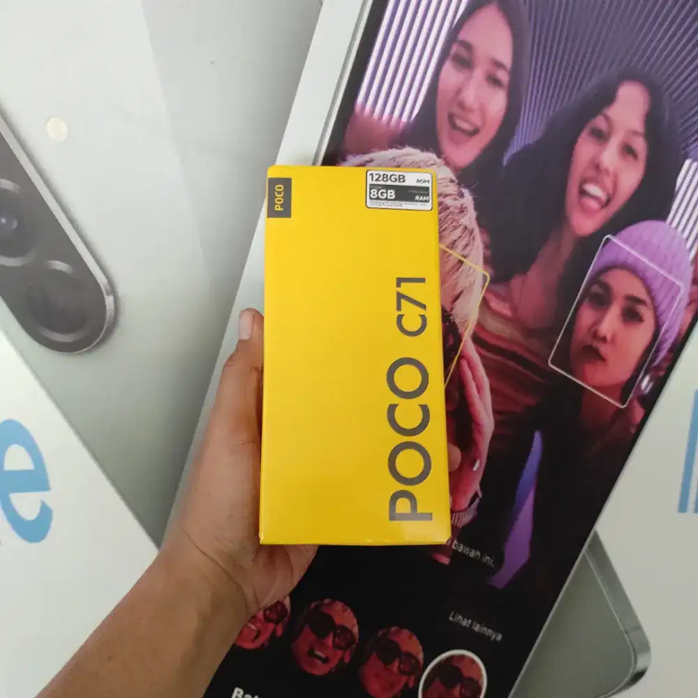 [ Fast respon WA ] Poco C71 4+4/128 Garansi resmi 15bln