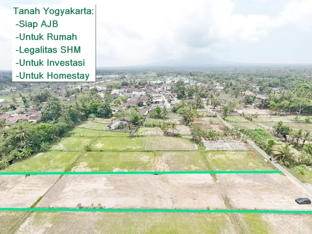 Tanah Dekat Jogja Eco Park, Harga Terbaik, Siap AJB