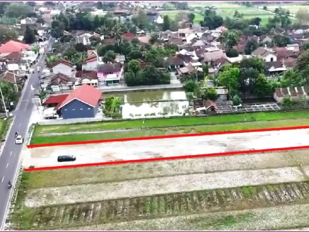 Dekat SMA N 1 Godean Tanah Untuk Rumah mangku Jalan