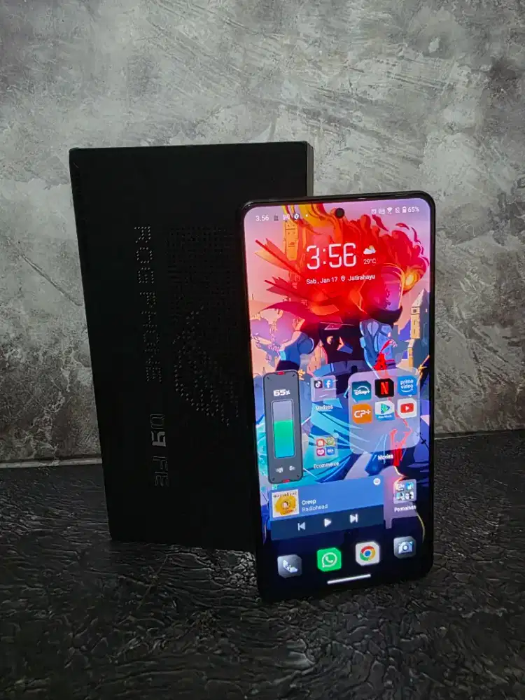 ASUS ROG Phone 9 FE 5G 12/256GB - Garansi Resmi Maret 2026 - Mulus 99%