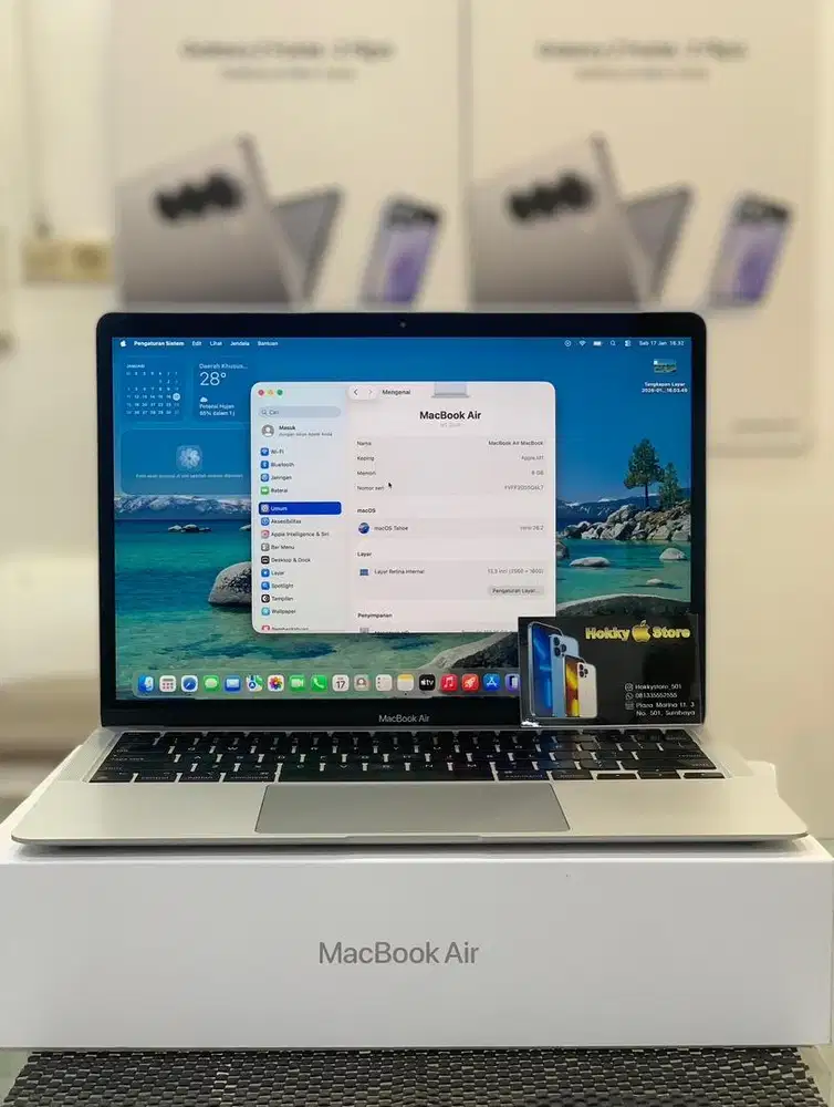 Macbook Air M1/256gb Silver ex ibox cc 511 bh 81%