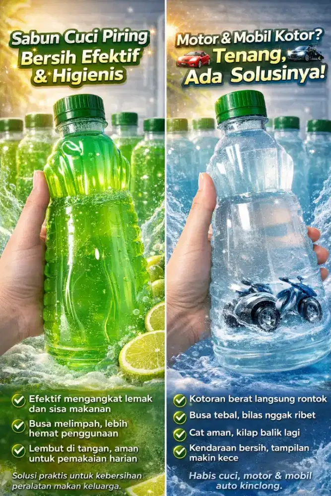 JUAL SABUN CUCI PIRING DAN SABUN CUCI KENDARAAN