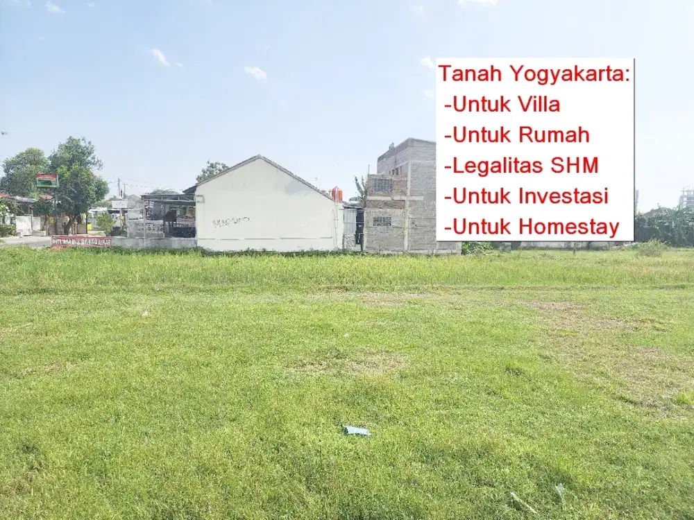 Tanah Dalam Ringroad Dekat Jl. Turusan Permai