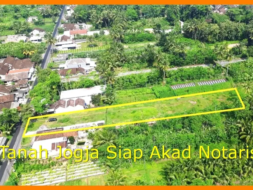 Tanah Jl. Bibis, Tempel, SHM, Mangku Aspal