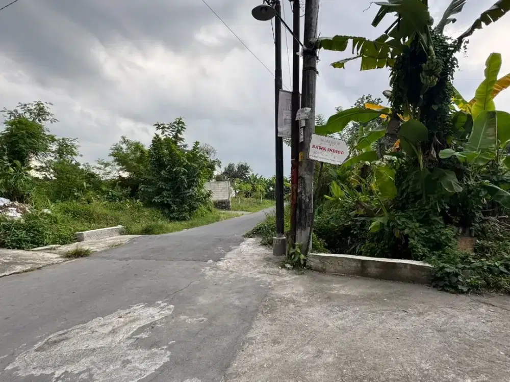 Barat Pasar Gentan Sleman, Tanah Cocok Hunian, Akad Notaris