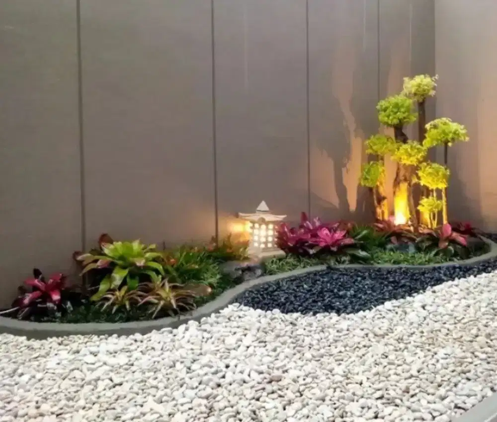 Jasa pembuatan taman kering outdor