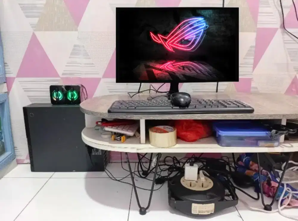 PC GAMING DESIGN + LCD + RAM 8 GB + VGA 1 GB + HD 500 GB + GAMES APP