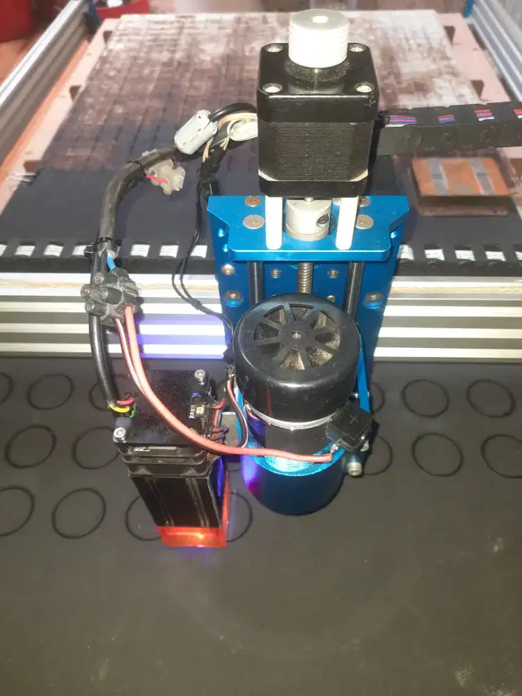 MESIN CNC 60x120cm GRBL SPINDLE 300W + LASER 20W CUTTING