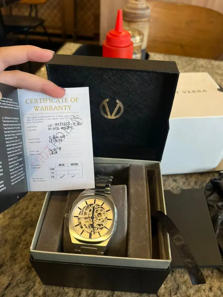 Jual cepat jam tangan arloji, brand christ verra men's