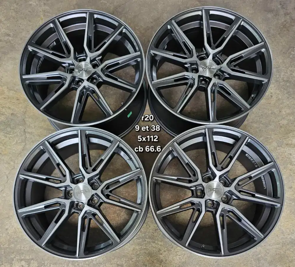 Velg ring 20 original niche gamello pcd 5x112/114