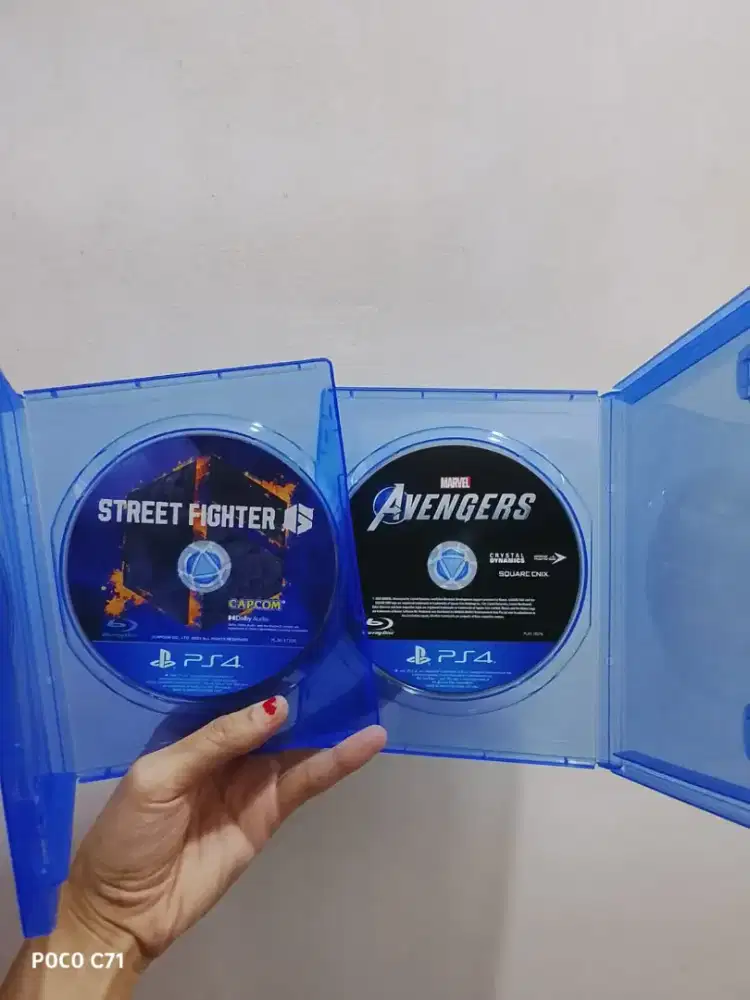 Kaset Ps4 Street Fighter 6 & Avengers