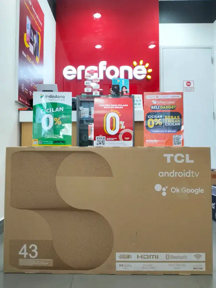 TCL TV 43Inc Garansi resmi
