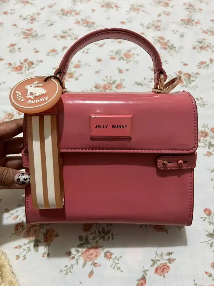 Tas Jelly Bunny ori  peach