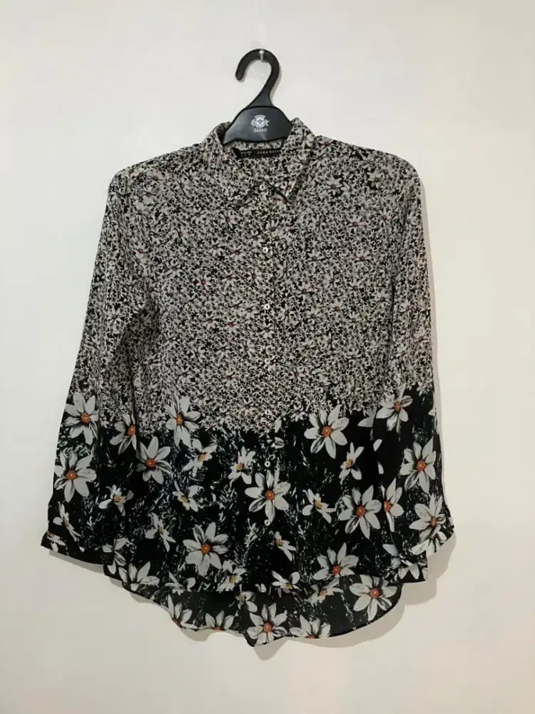 Blus Motif Bunga Z*r@