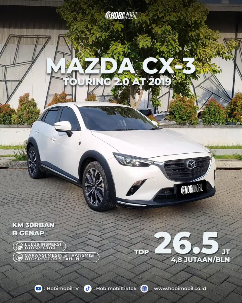 Mazda cx3 touring 2.0 at 2019 km 30rb garansi mesin transmisi 5 tahun