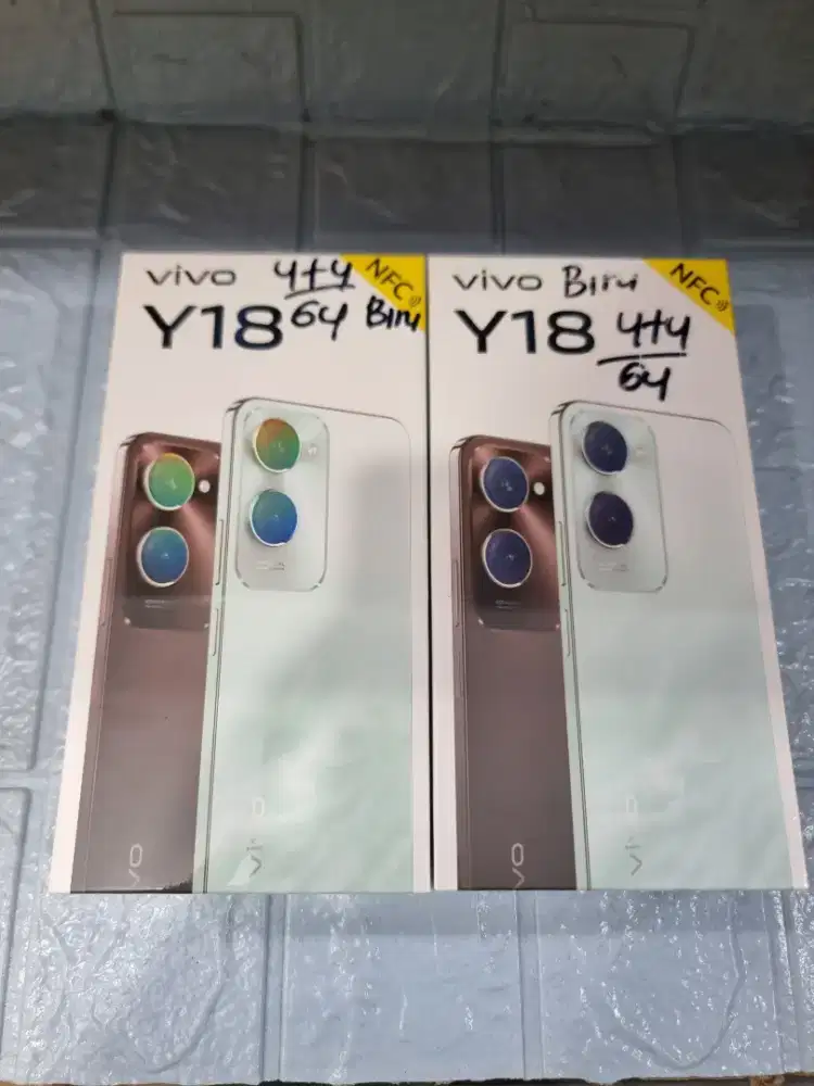 VIVO Y18 NFC 4+4/64 BARU SEGEL GARANSI RESMI