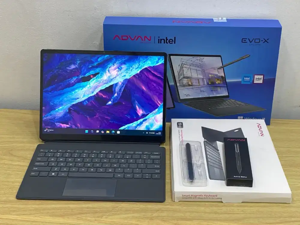 ADVAN EVO-X 13 2 in 1 LIKE NEW!! Intel N150/Ram 12GB/SSD 512GB