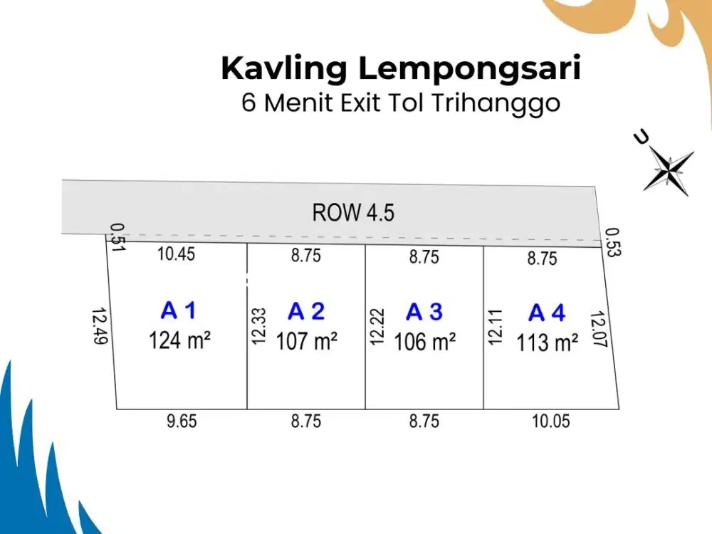 5 Menit Kampus UGM, Tanah Cocok Kost & Hunian