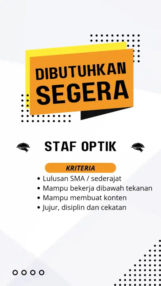 Loker untuk karyawan toko