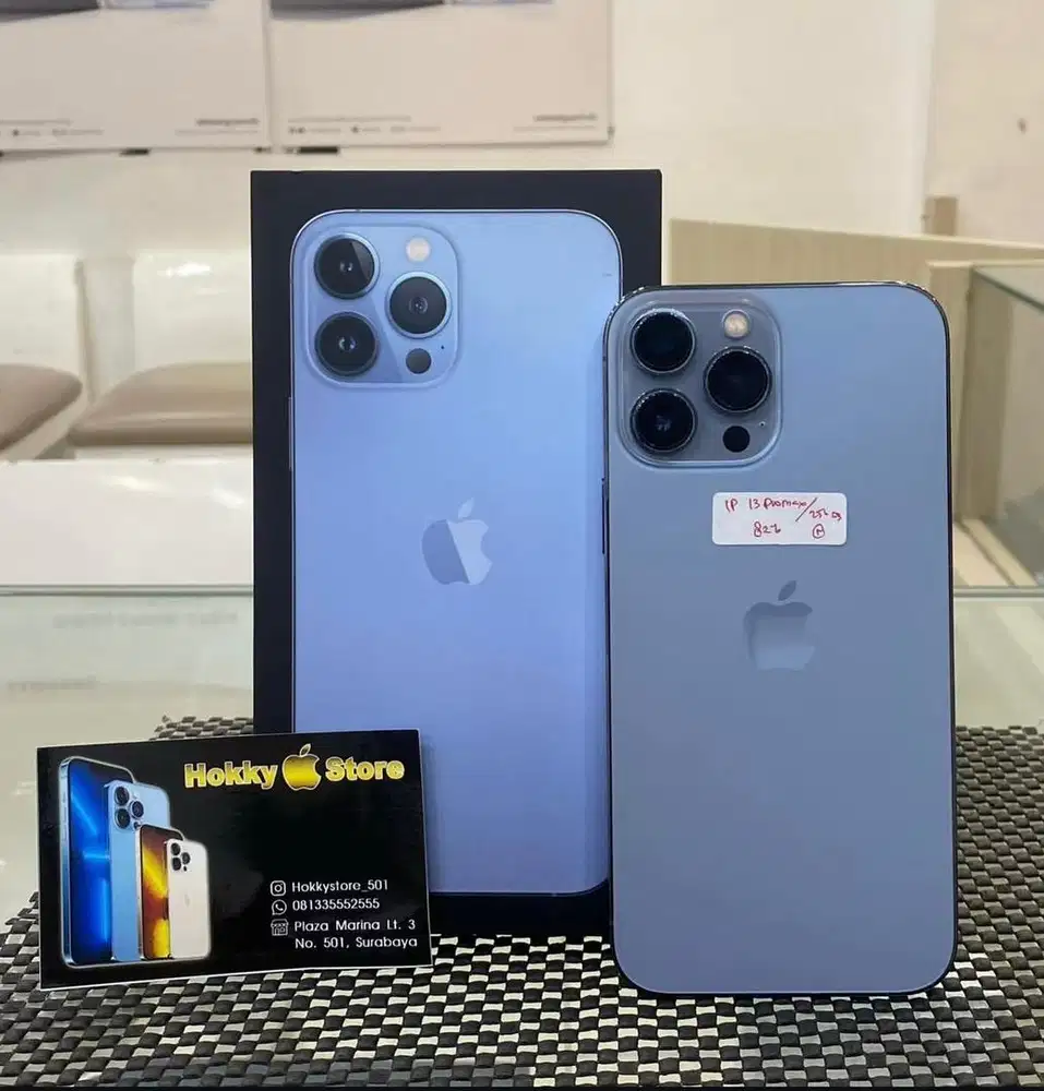 Iphone 13promax/256gb Sierra blue ex ibox bh 82%