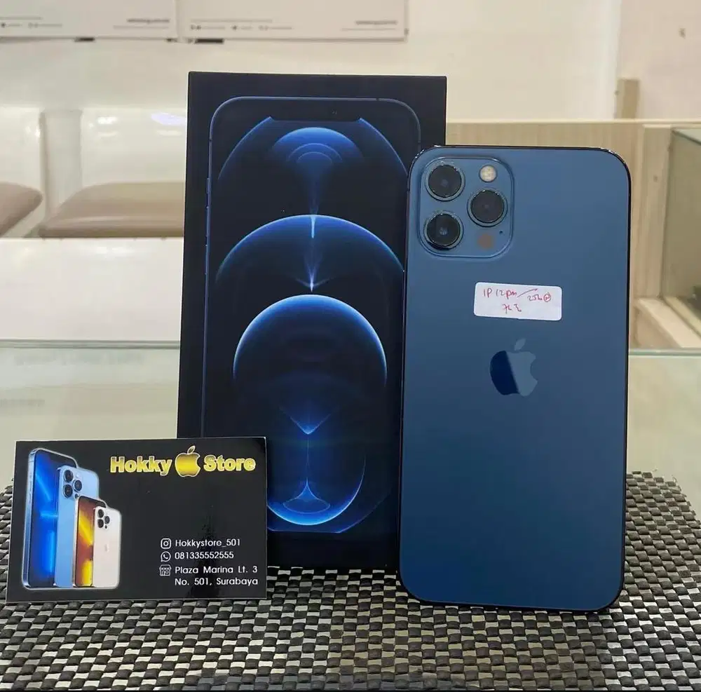 Iphone 12promax/256gb Pacific blue ex ibox bh 76%