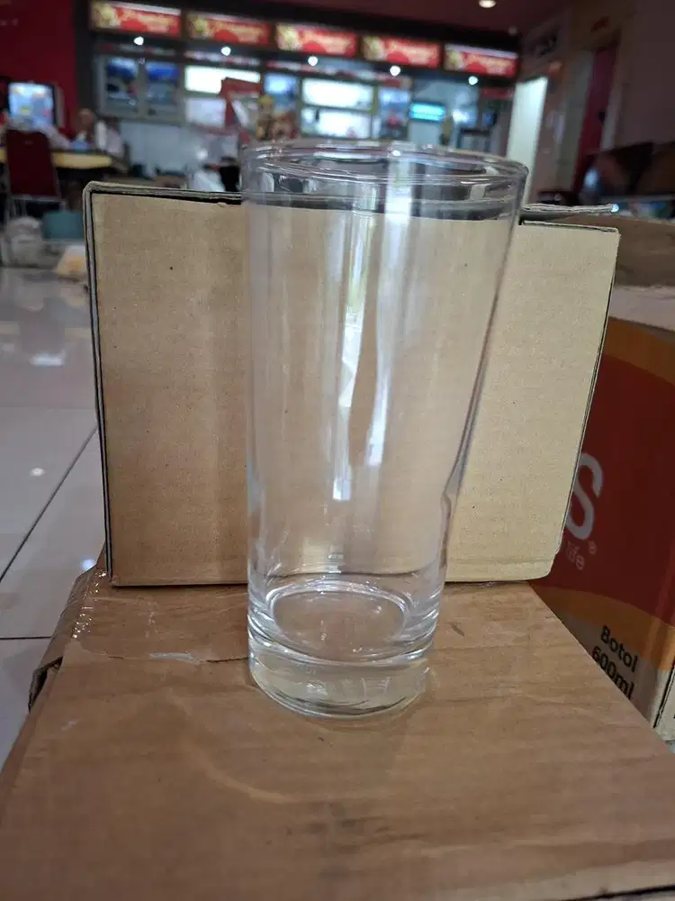 Gelas Minum Beling, diameter 8cm, tinggi 17cm