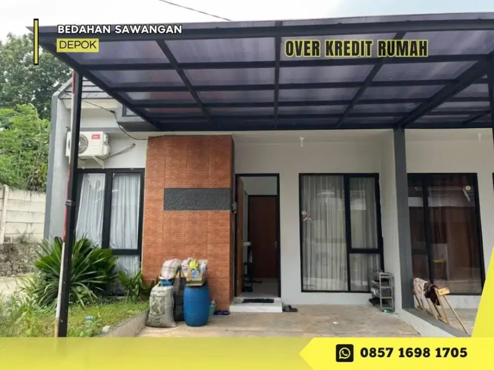 Jual Rumah Take Over dkt Tol Sawangan 69JT di Perum Diamond Green