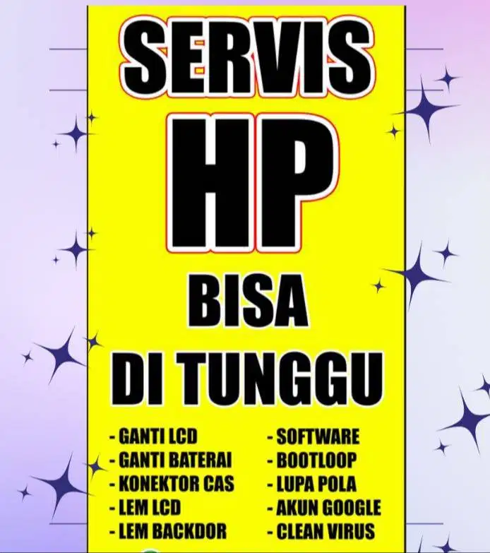 SERVIS HP BISA DI TUNGGU DI JALAN BROTOJOYO PANGGUNG LOR