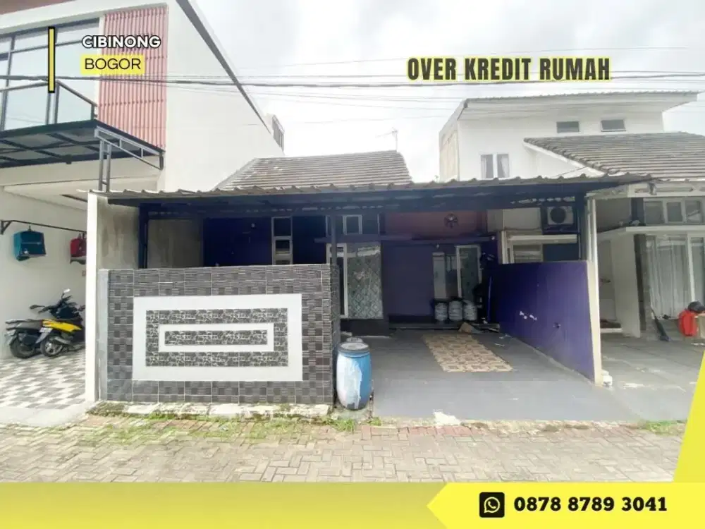 Jual Rumah Take Over 83JT dkt Stasiun KA di Cibinong Green Park Bogor