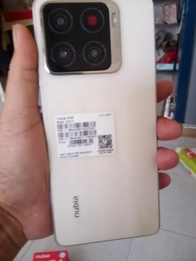 Baru 1Minggu Zte Nubia A56 4+8/128 Fullset