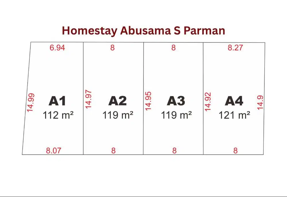 jual tanah kavling S parman Palembang